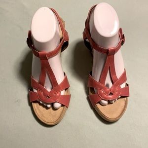 Aerosoles wedge sandals- Pink - Size 8.5